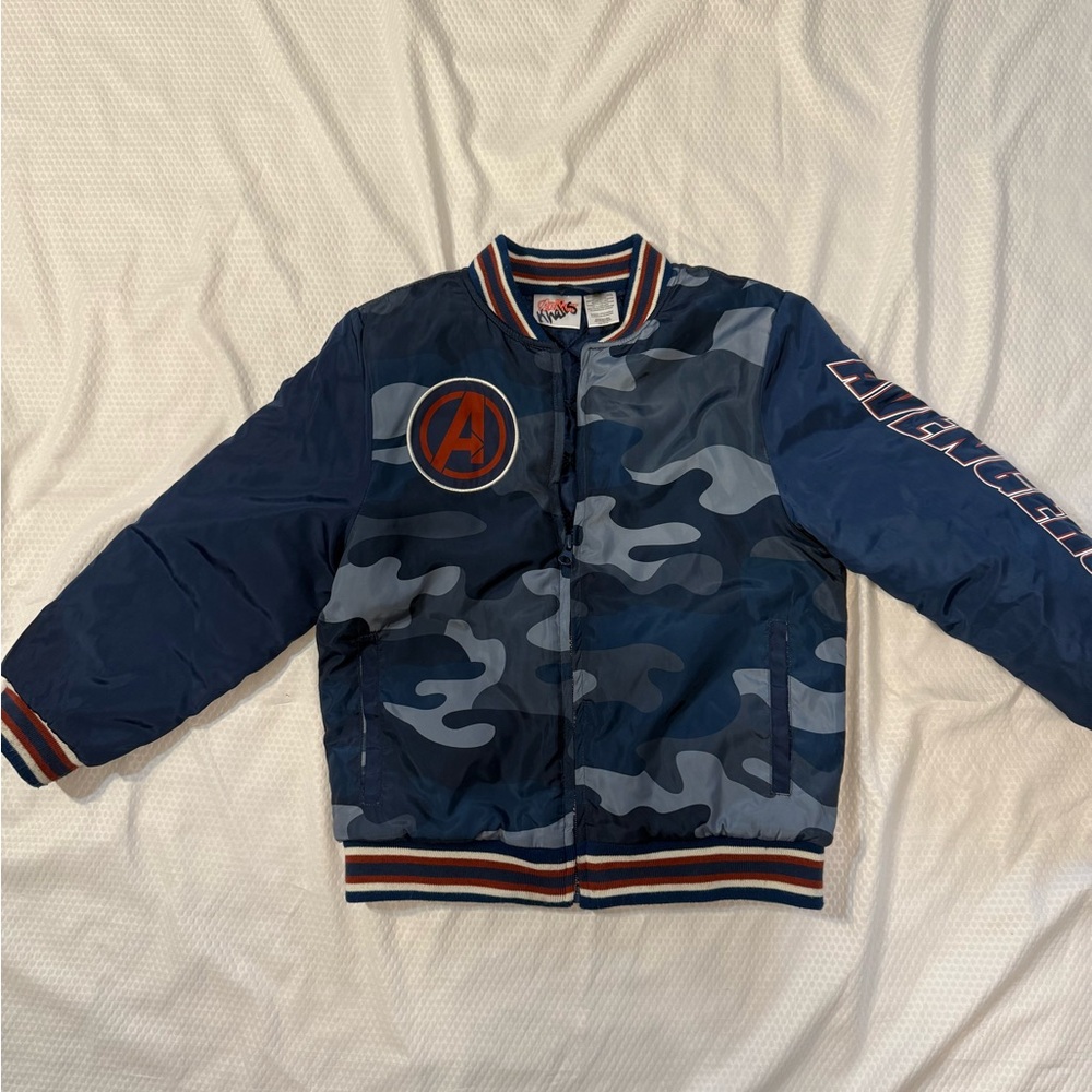 Marvel Avengers Blue and Red Striped Jacket kids